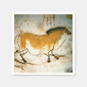 Chinese Horse,Lascaux Prehistoric Cave Paintings Napkins