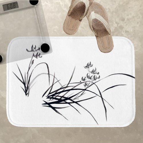 Chinese Iris in Spring Bath Mat