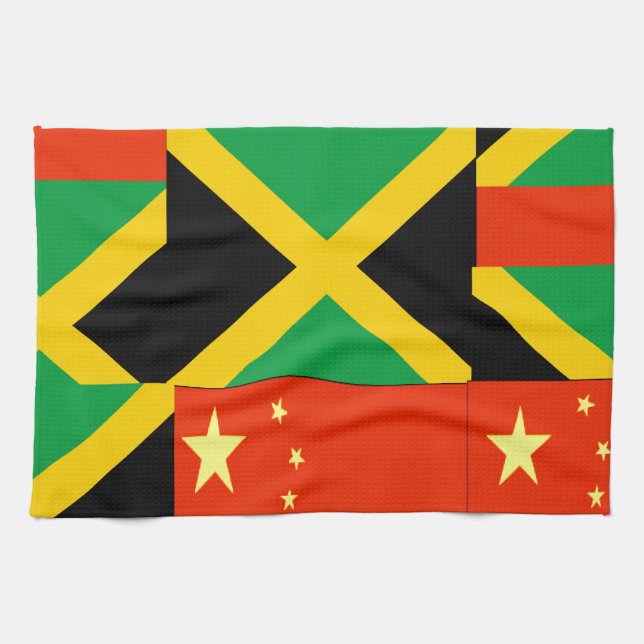 Chinese-Jamaican Kitchen Towel (Horizontal)
