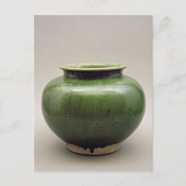 Chinese jar, Yueh ware, Six Dynasties Postcard (Front)