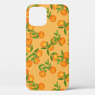 Chinese Korean Japanese inspired, watercolor backg iPhone 12 Case
