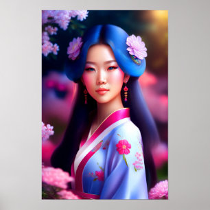 Chinese Lady Poster
