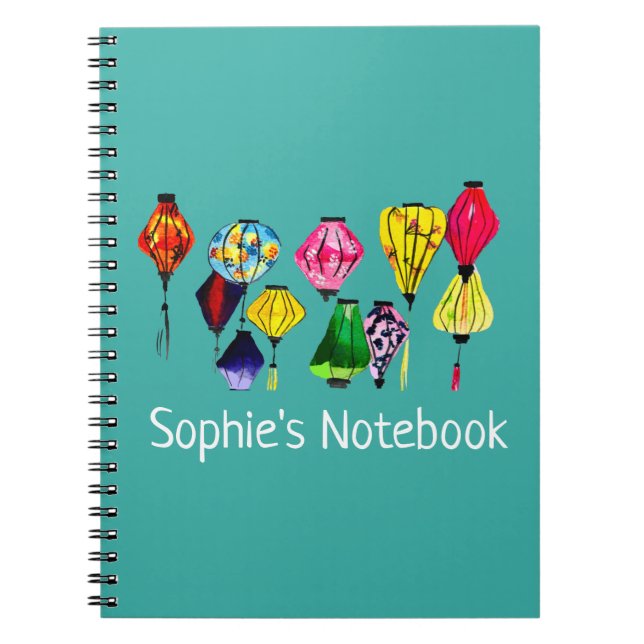 Chinese lantern art notebook (Front)