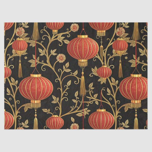 Chinese Lantern Festival (1) Tissue Paper (Front)