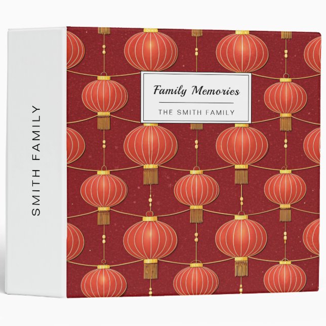 Chinese Lantern Festival (7) 3 Ring Binder (Front/Spine)