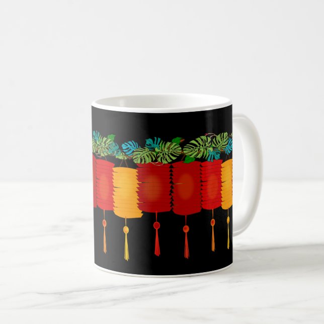 Chinese Lantern Festival: Vibrant Chinatown  Coffee Mug (Front Right)