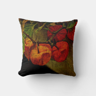 Chinese Lantern Fruits Throw Pillow