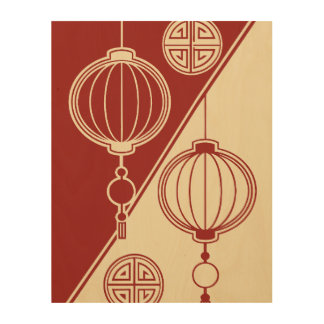 Chinese Lantern Lunar New Year Wall Art
