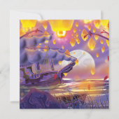 Chinese Lanterns by a moonlit river (Front)