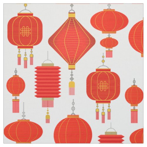 Chinese lanterns  fabric