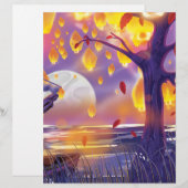 Chinese Lanterns on the Lake (Front/Back)