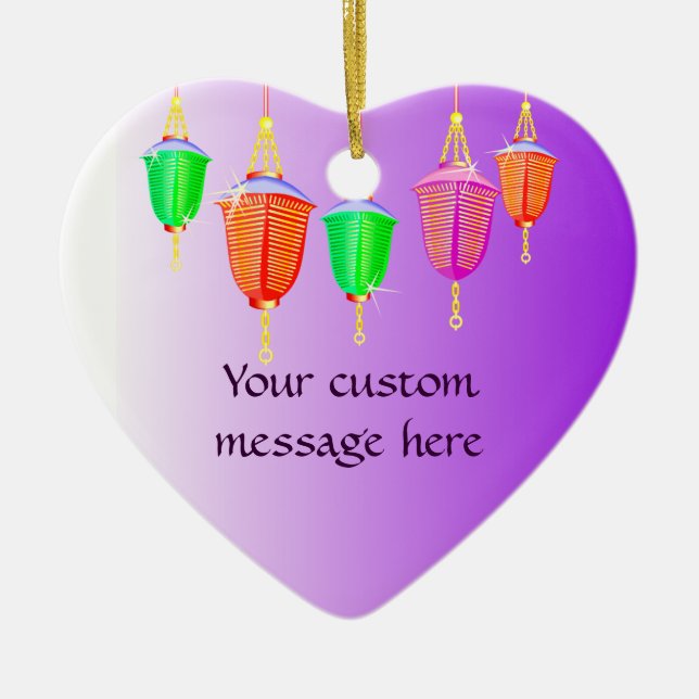 Chinese Lanterns Ornament (Front)