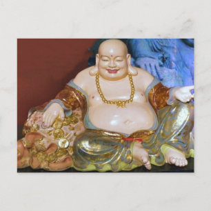 Chinese laughing Buddha Postcard