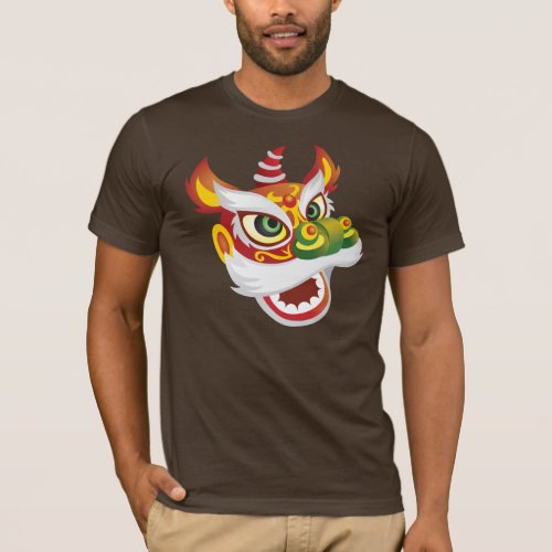 Chinese Lion Head T_Shirt