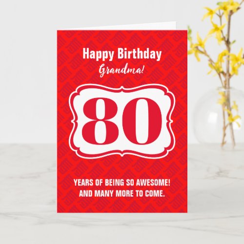 Chinese Longevity Any Age Elderly Birthday Card 