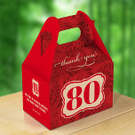 Chinese "Longevity" Any Age Elderly Birthday Favor Favor Boxes<br><div class="desc">Chinese "Longevity" Any Age Elderly Birthday Favor is a great way to say thank you for your guests. They will be surprised with the custom design word "壽" (Longevity) and the "福如東海, 壽比南山". This 8 word idiom means "May your happiness and good fortune be boundless like the East Sea, and...</div>