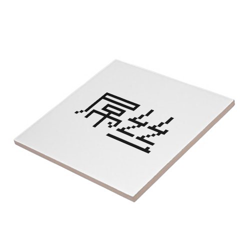 Chinese Loser  Diaosi 屌丝 Hanzi MEME Ceramic Tile