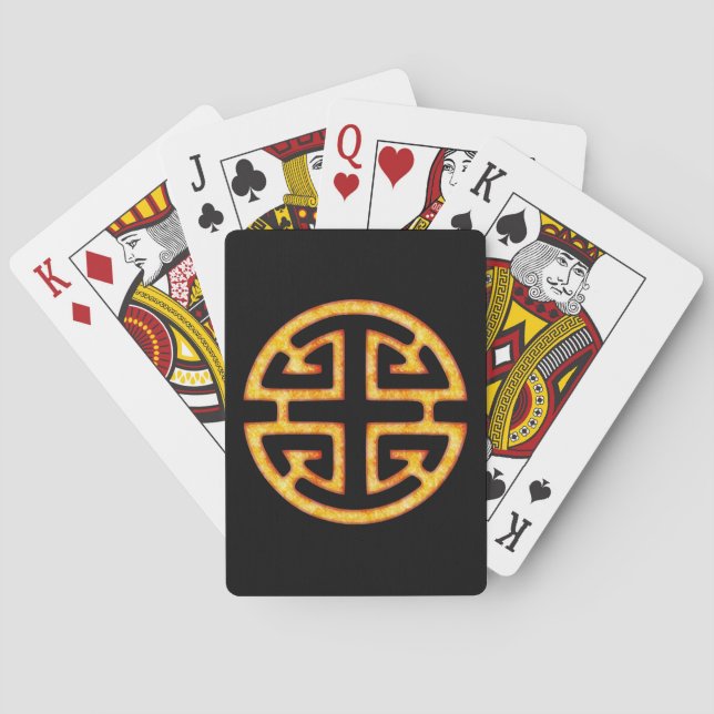 Chinese Lu Symbol Poker Cards (Back)