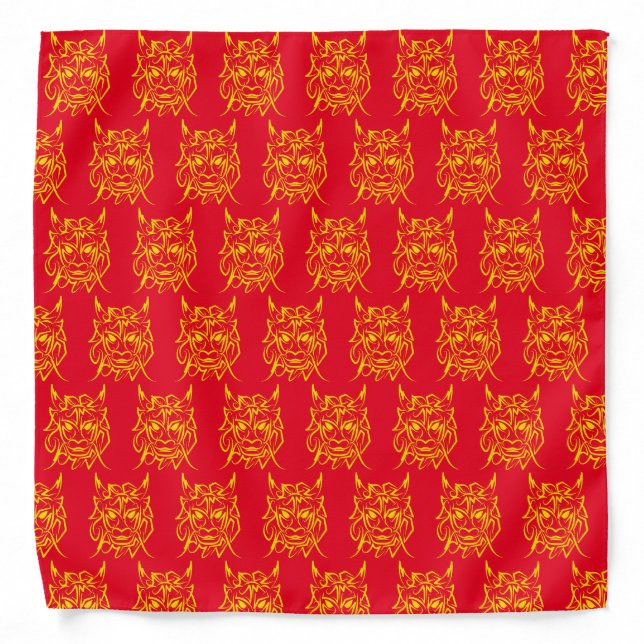 Chinese Lunar New Year 2024 4722 Dragon Year Bandana (Front)