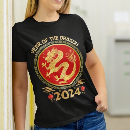 Chinese Lunar New Year 2024 _ Year of the Dragon  T_Shirt