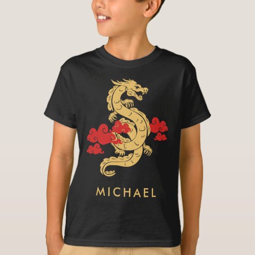 Chinese Lunar New Year Dragon 2024 Personalized T_Shirt