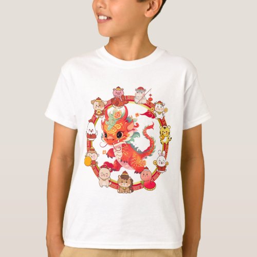 Chinese Lunar New Year Dragon 2 T_Shirt