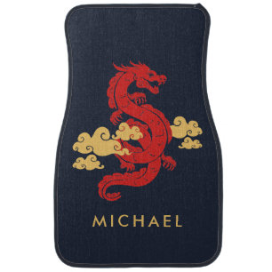 Chinese Lunar New Year Dragon Personalized Car Floor Mat