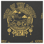 Chinese Lunar New Year of the Rabbit Fabric