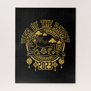 Chinese Lunar New Year of the Rabbit Jigsaw Puzzle