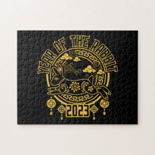 Chinese Lunar New Year of the Rabbit Jigsaw Puzzle