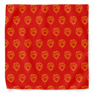 Chinese Lunar New Year of the Snake 2025 4723 Wood Bandana