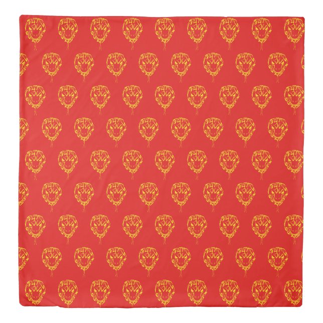 Chinese Lunar New Year of the Snake 2025 4723 Wood Duvet Cover (Front)