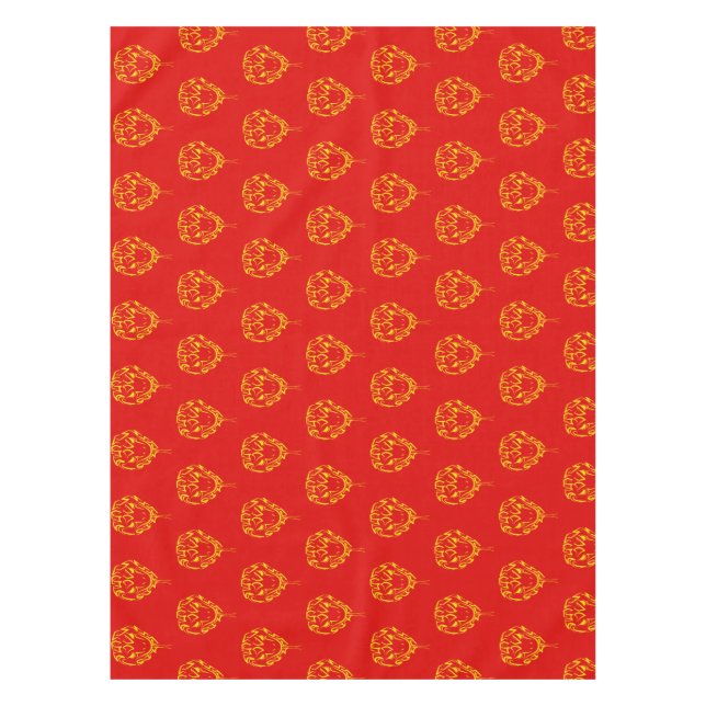 Chinese Lunar New Year of the Snake 2025 4723 Wood Tablecloth (Front)