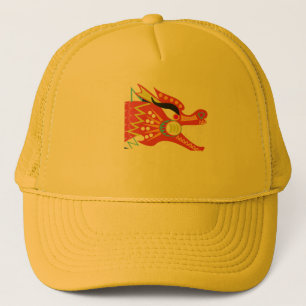 Chinese Lunar New Year Red Dragon 2024 Trucker Hat