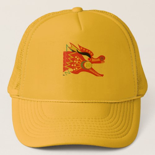 Chinese Lunar New Year Red Dragon 2024  Trucker Hat