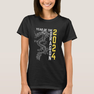 Chinese Lunar new year Red Good luck Dragon 2024 T-Shirt