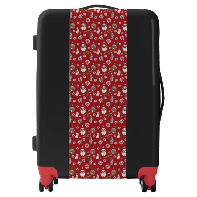 Chinese Lunar Year of the Rabbit 2023 Pattern Luggage (Front)