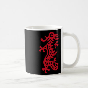 Chinese Mah Jong Red Dragon Tile Mahjong Costume Coffee Mug