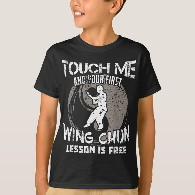 Chinese Martial Arts Wing Chun T-Shirt (Front)