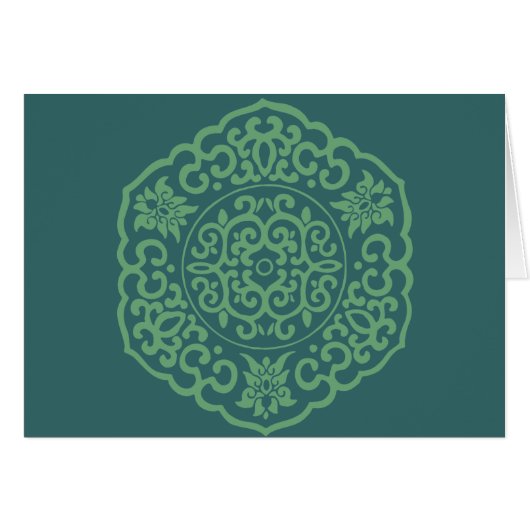 Chinese Medallion green Cards (Front Horizontal)