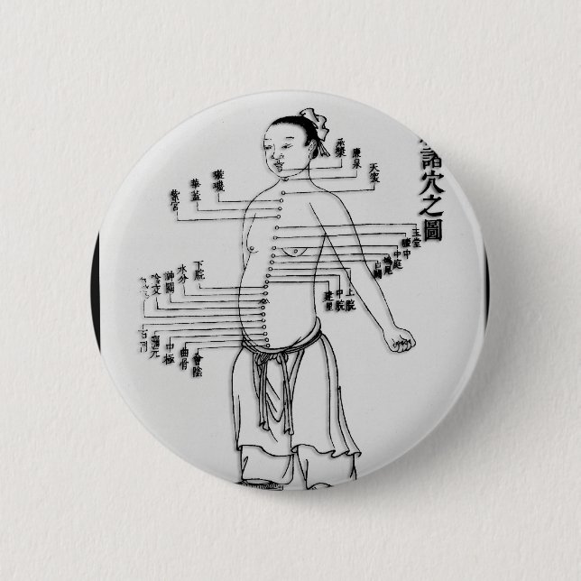 Chinese Medicine chart Button (Front)