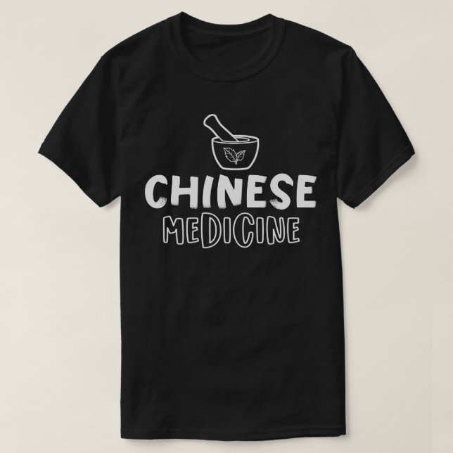 Chinese Medicine Medical Herbs For Herbalist Herba T-Shirt (Design Front)