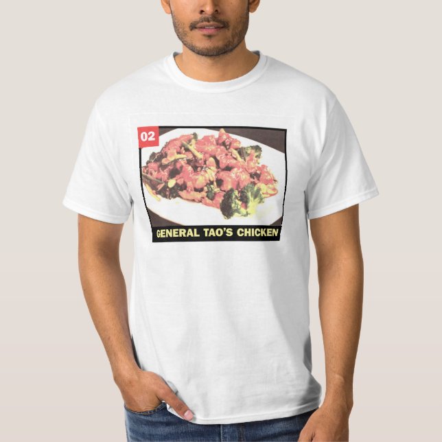 Chinese Menu - 02 General Tao's Chicken T-Shirt (Front)