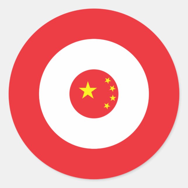 Chinese Mod Round Sticker (Front)