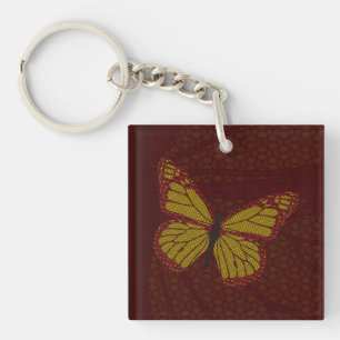 Chinese Monarch Acrylic Keychain