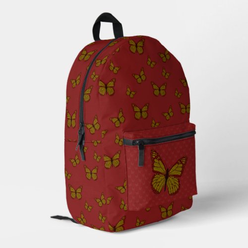 Chinese Monarch Printed Backpack