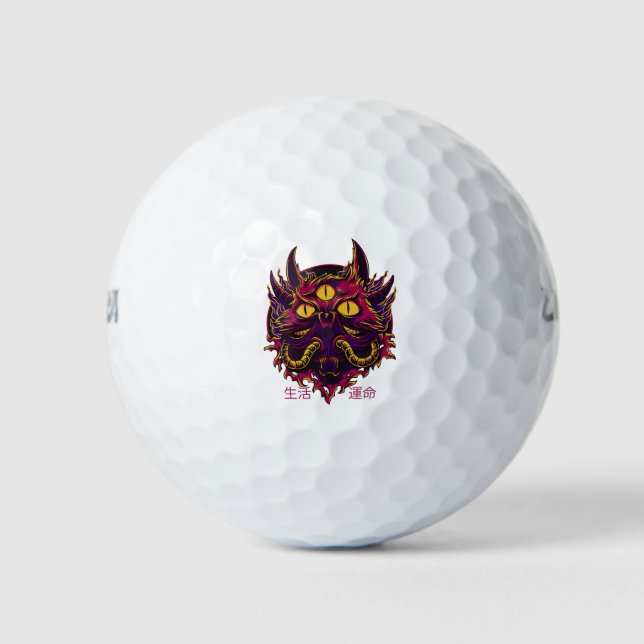 Chinese Monster Golf Balls (Front)