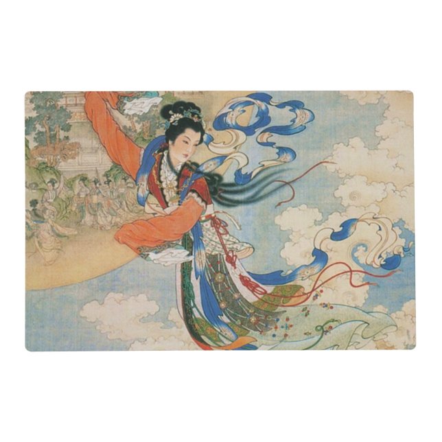Chinese Moon Goddess laminated placemat (Front)