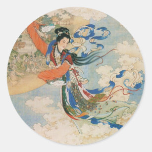 Chinese Moon Goddess sticker