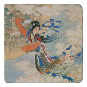 Chinese Moon Goddess trivet